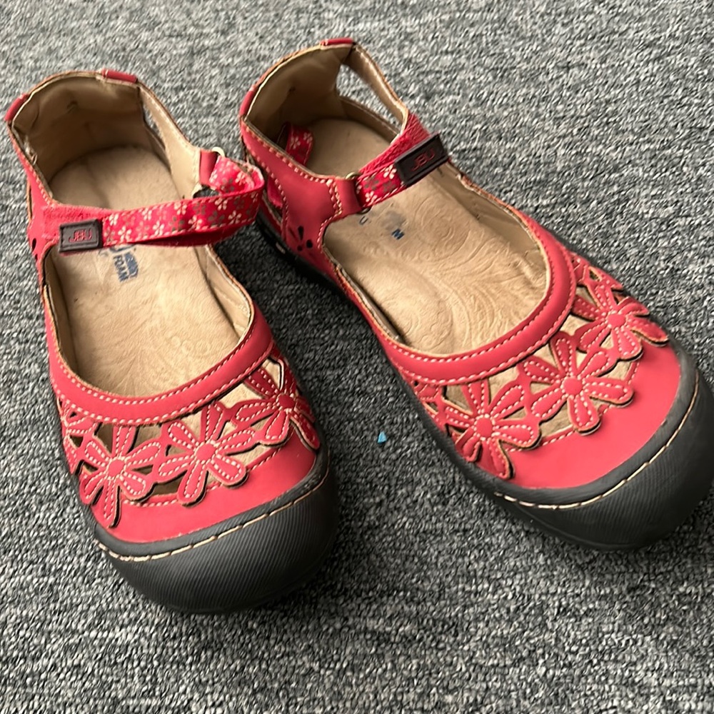 JBU Red MaryJanes